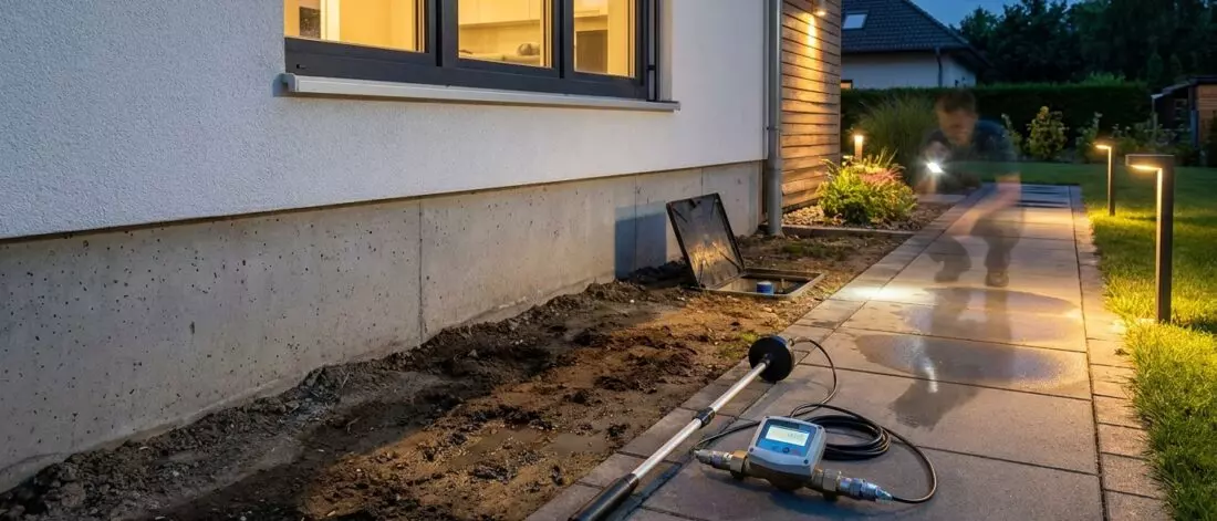 Hoe controleer je een buitenleiding of tuinleiding op lekkage richting fundering? Definitie en doel van het controleren van een buitenleiding op lekkage richting fundering