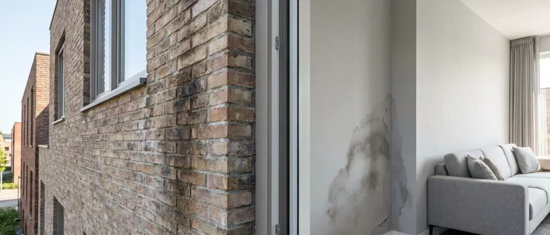 Je ziet natte plekken op je binnenmuur terwijl het buiten droog is. Signalen buiten en binnen die je serieus neemt