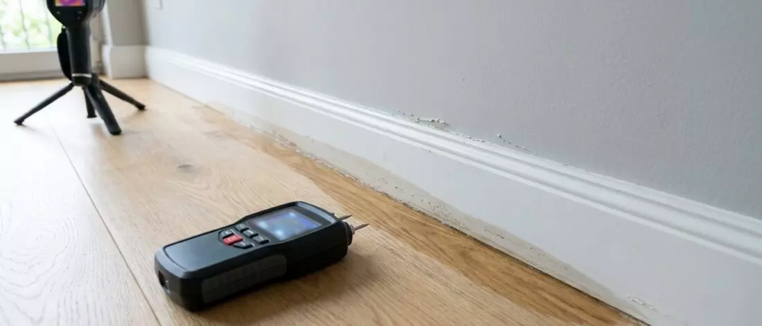 Hoe controleer je een binnenmuur op een lek dat de vloer aan de voet nat maakt? Signalen die je direct herkent bij een binnenmuurlek