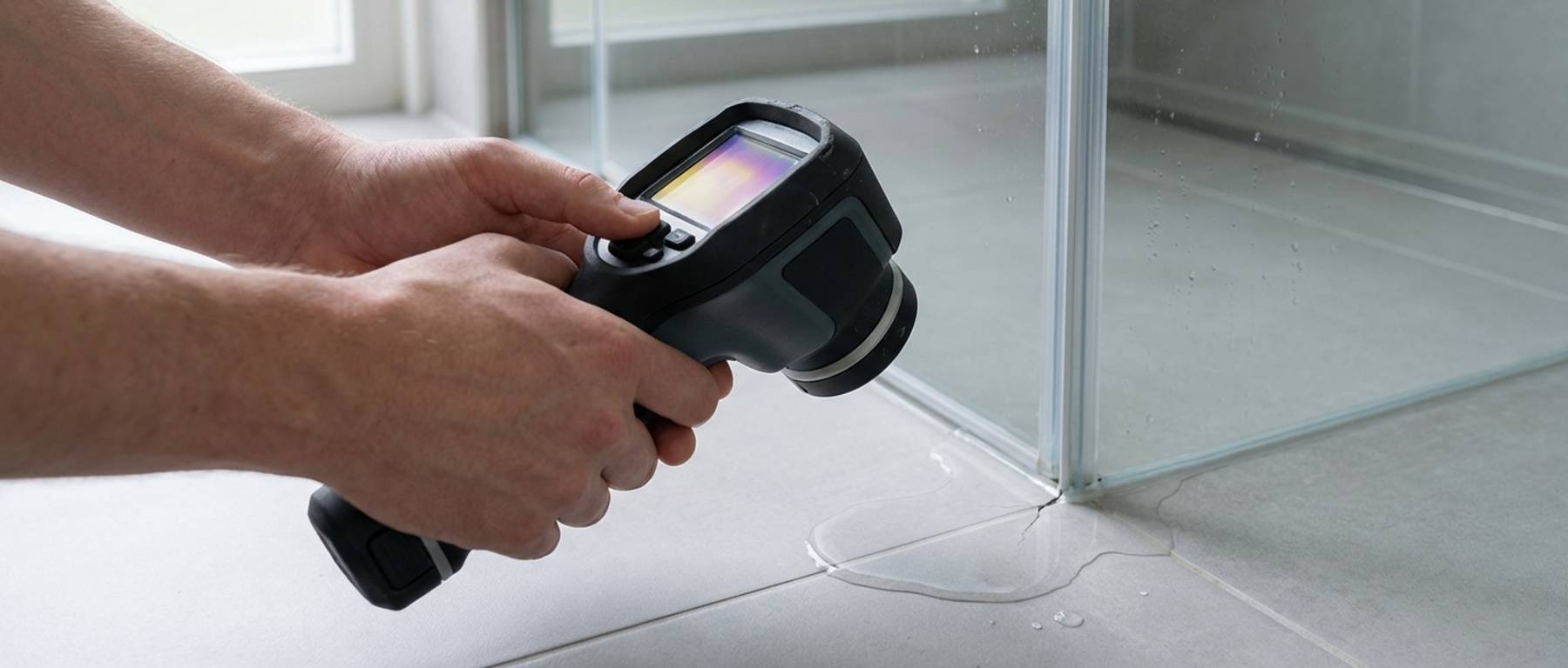 Dilatatievoeg lekkage opsporen