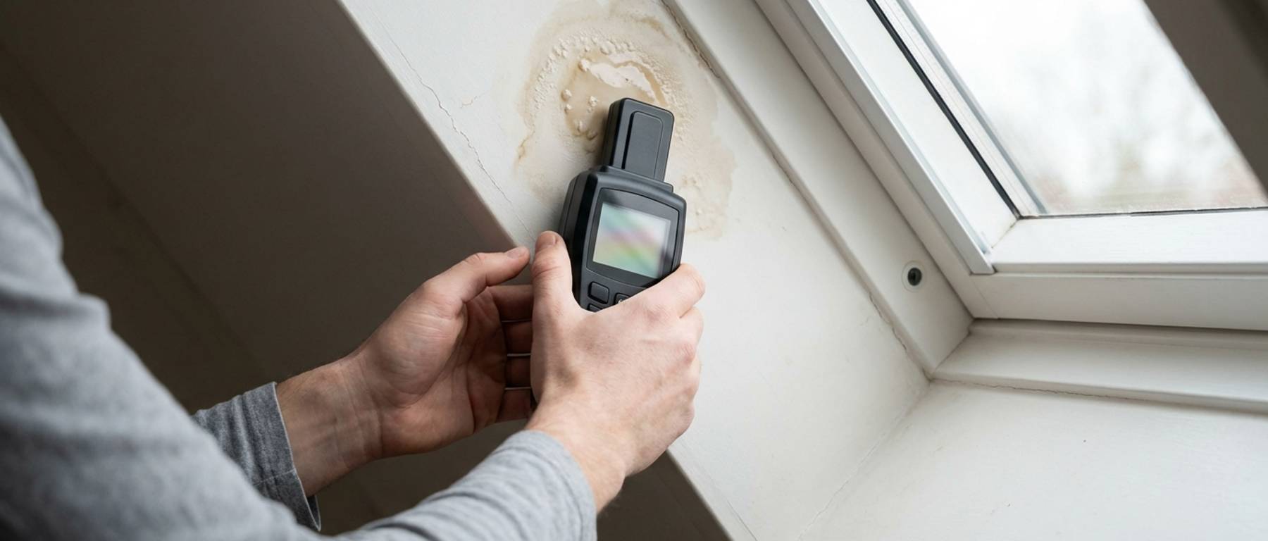 Ontluchtingspijp dak lekkage opsporen