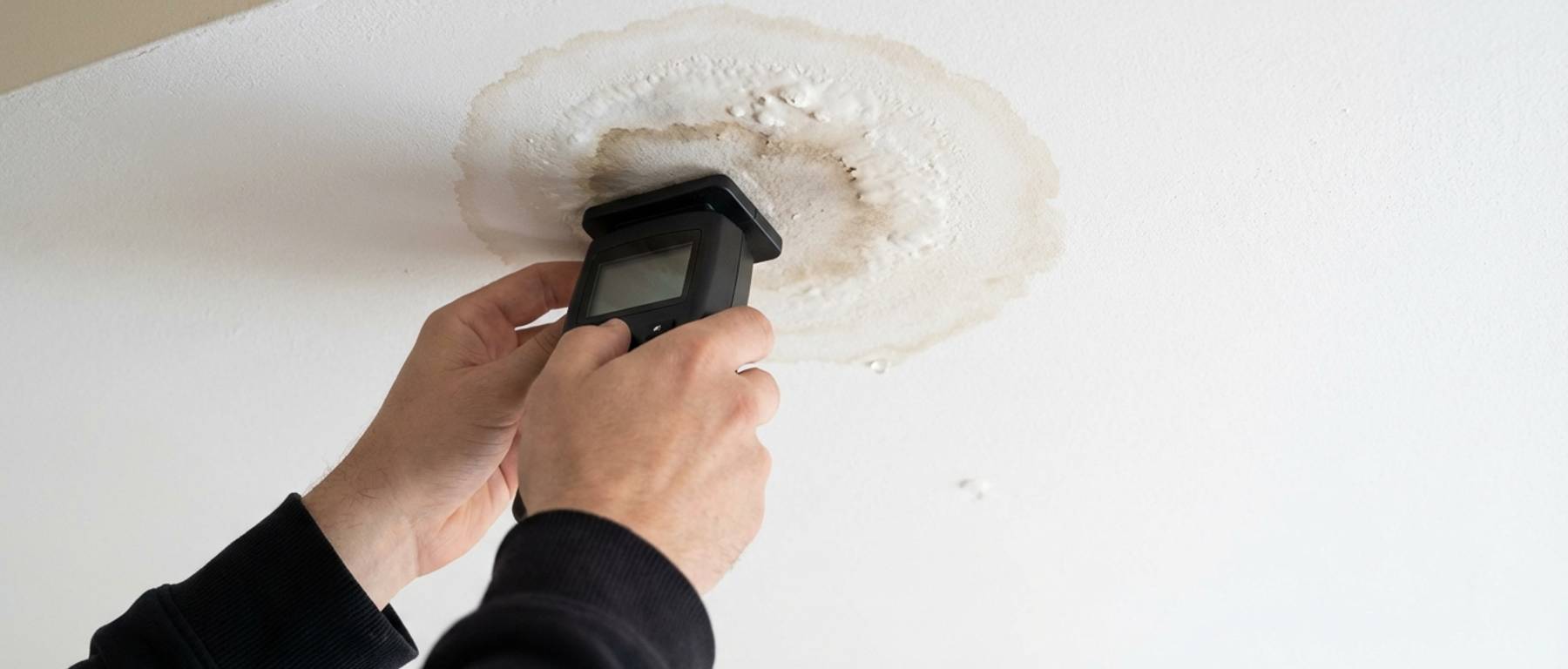 Lekkage plafond onder badkamer