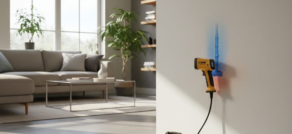 Zoektocht naar verborgen lekkages in appartementen