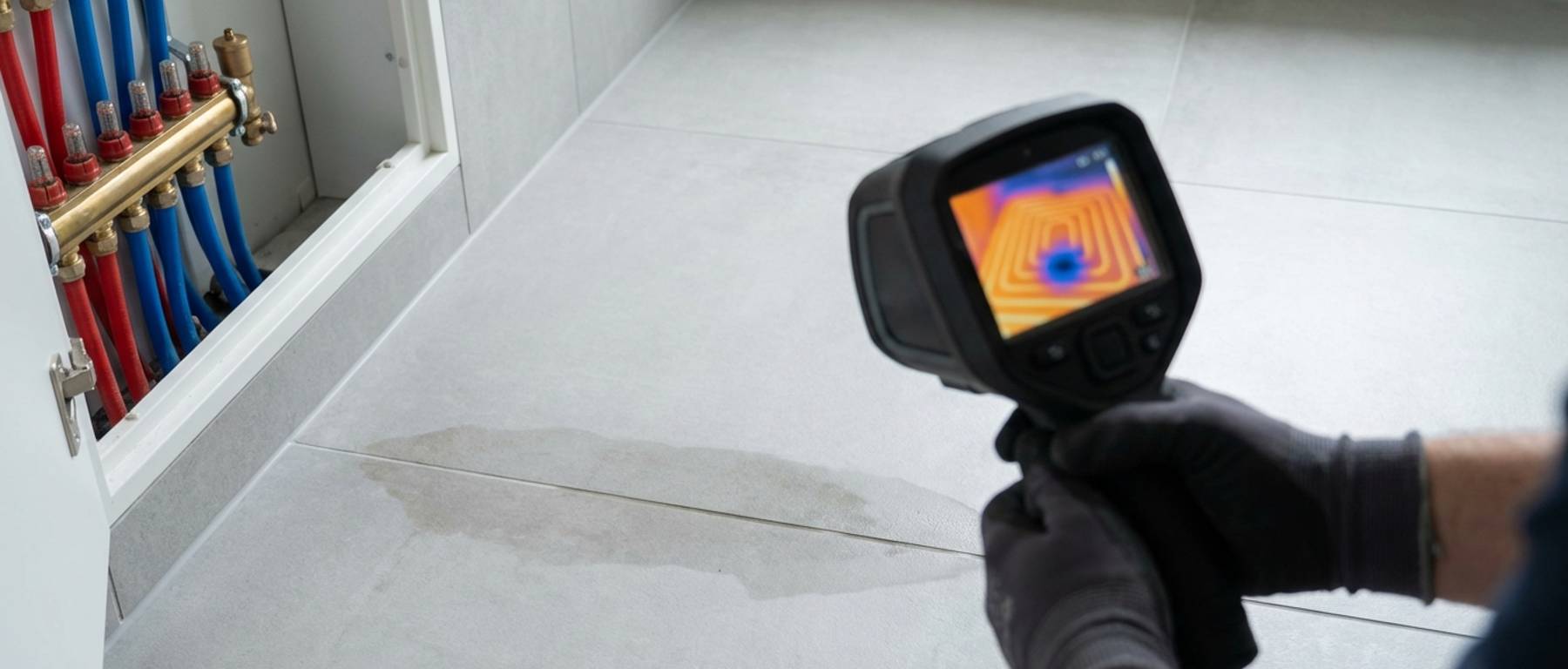 Schade melden vloerverwarming lekkage