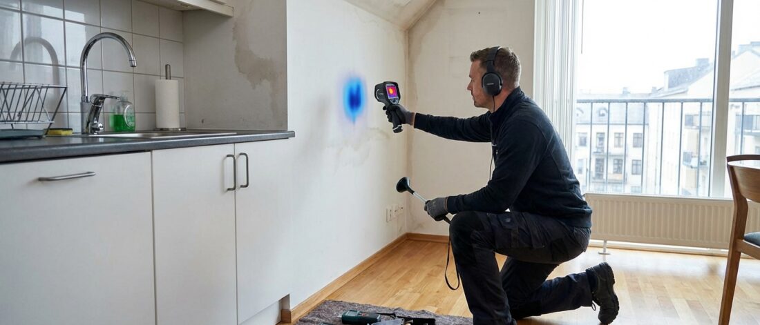 Welke technieken zijn het best voor lekdetectie in appartementen?