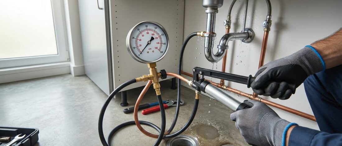 Druktesten: opsporen van lekkages in leidingen