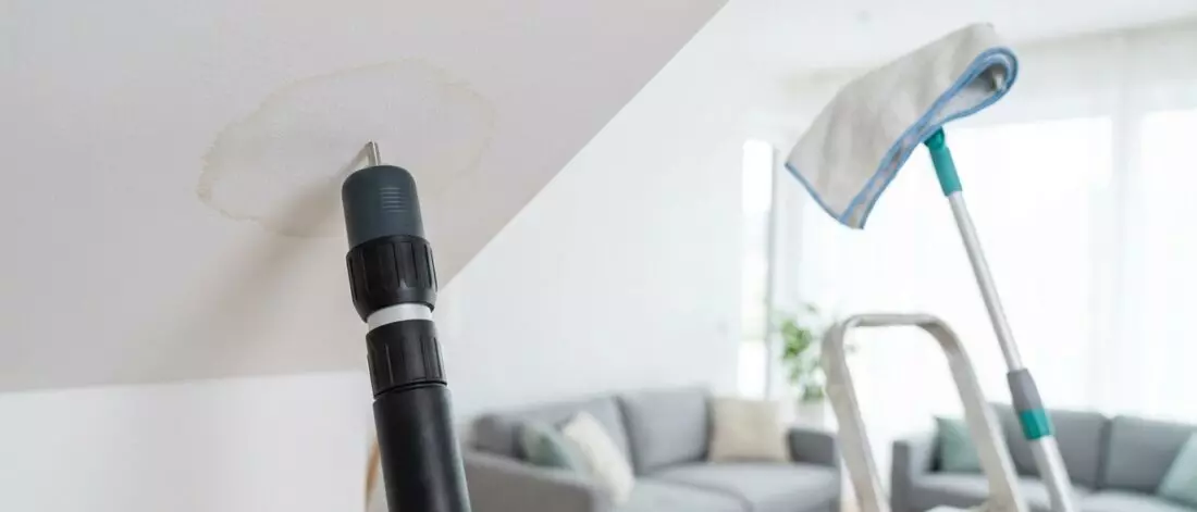 Stapsgewijze aanpak om je plafond schoon te maken