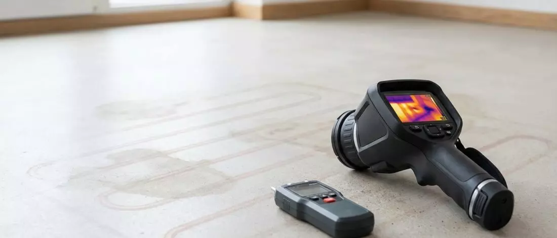 Identificeer de bron van de lekkage