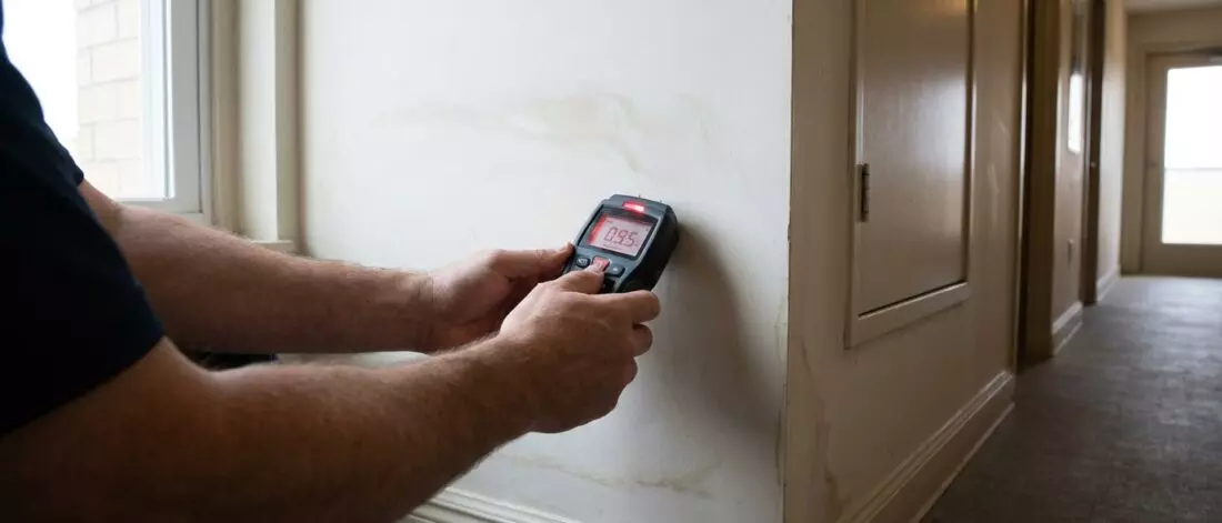 Hoe werkt een vochtmeter in appartementencomplexen voor waterschadedetectie?