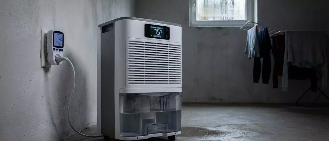 Wat bepaalt het energieverbruik van een luchtontvochtiger?