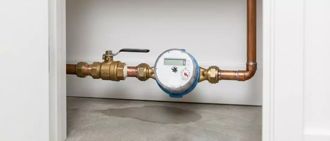 Wat zijn de hoofdkraan en watermeter