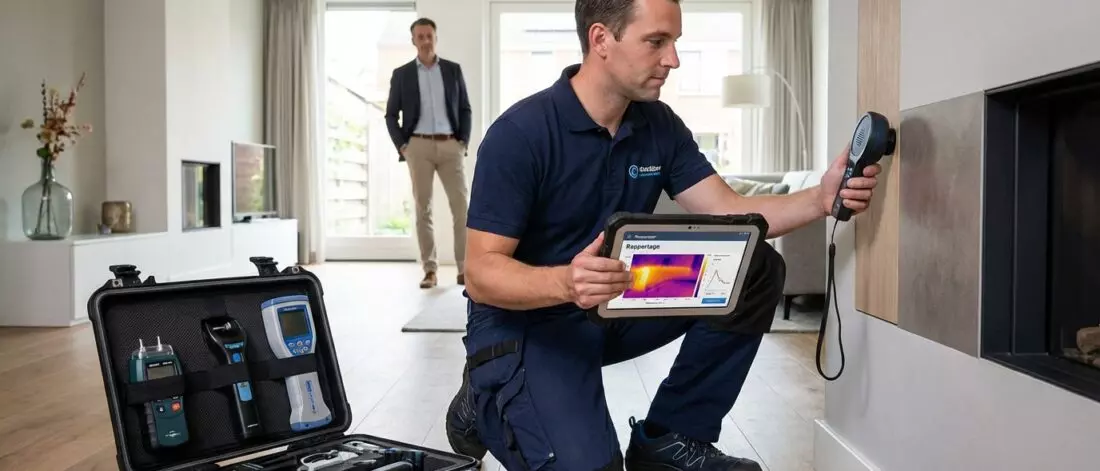 Stapsgewijs lekdetectieproces met verzekerd rapport