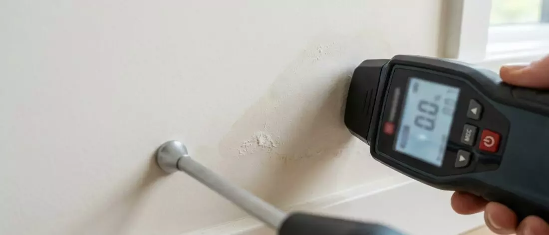 lekdetectie Merk je vage vlekken op je stucwerk of hoor je sissen in de muur Ik deel 8 tips om een verborgen leidinglek achter stucwerk vroeg op te merken.