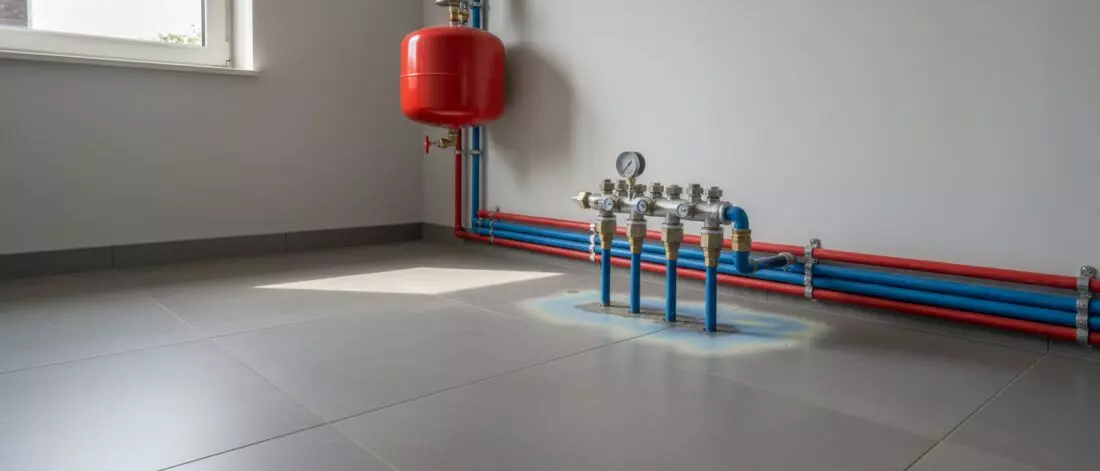 lekdetectie Hoe ontdek je of lage druk in vloerverwarming door ontluchten of door lekkage komt?