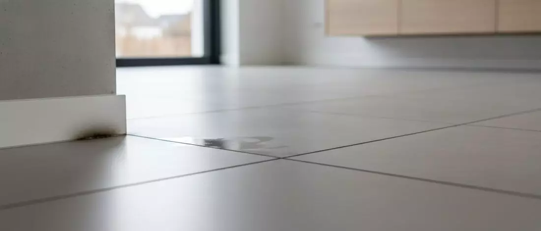 lekdetectie Je merkt natte voegen, koude zones of dalende waterdruk.